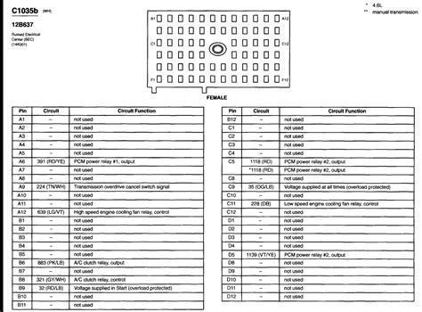 07 mustang power distribution box diagram|2005 mustang micro relay diagram.